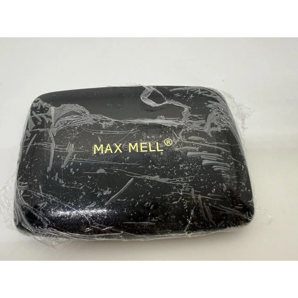 MAKE‎ UP KIT MAX MELL 12 Eyeshadow Shimmery or Metallic Finish, 5 Pcs Brush Set